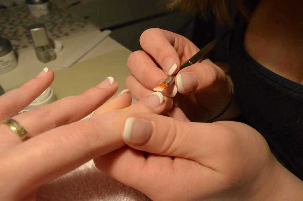French Manicure Frenchnails schöne Fingernägel