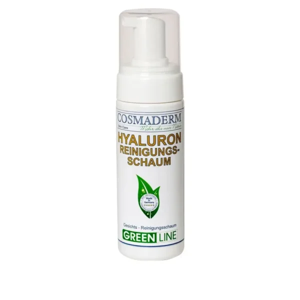 Cosmaderm Greenline Hyaluron Gesichtsreinigungsschaum 150 ml