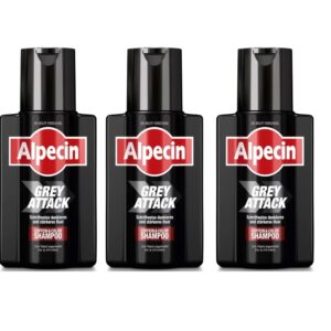 Alpecin Grey Attack Coffein & Color Shampoo 3x 200 ml